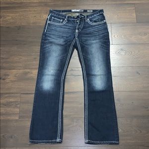 Buckle BKE Denim Aiden 32R Button Fly - Perfect!